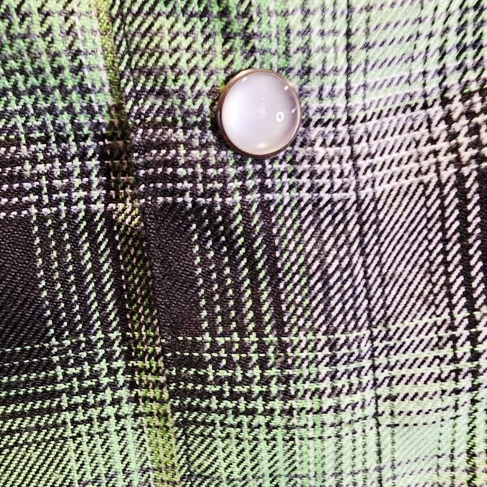 Dixxon Gravity Energy Flannel Shirt Green & Black